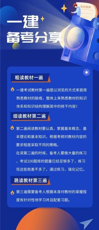 过来人分享一建考试如何备考一次过！